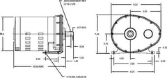 ny Dayton 1Lpu5 Ac girmotor, 800.0 In-Lb Max. Dreiemoment, 31 rpm merkeskilt Rpm, 115V