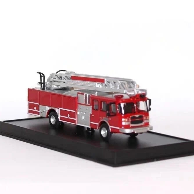 Red Base 1/87 HP75 Fire Truck 2005 Diecast Finished Model Moving Wheels Display RED_BASE - KOEEK