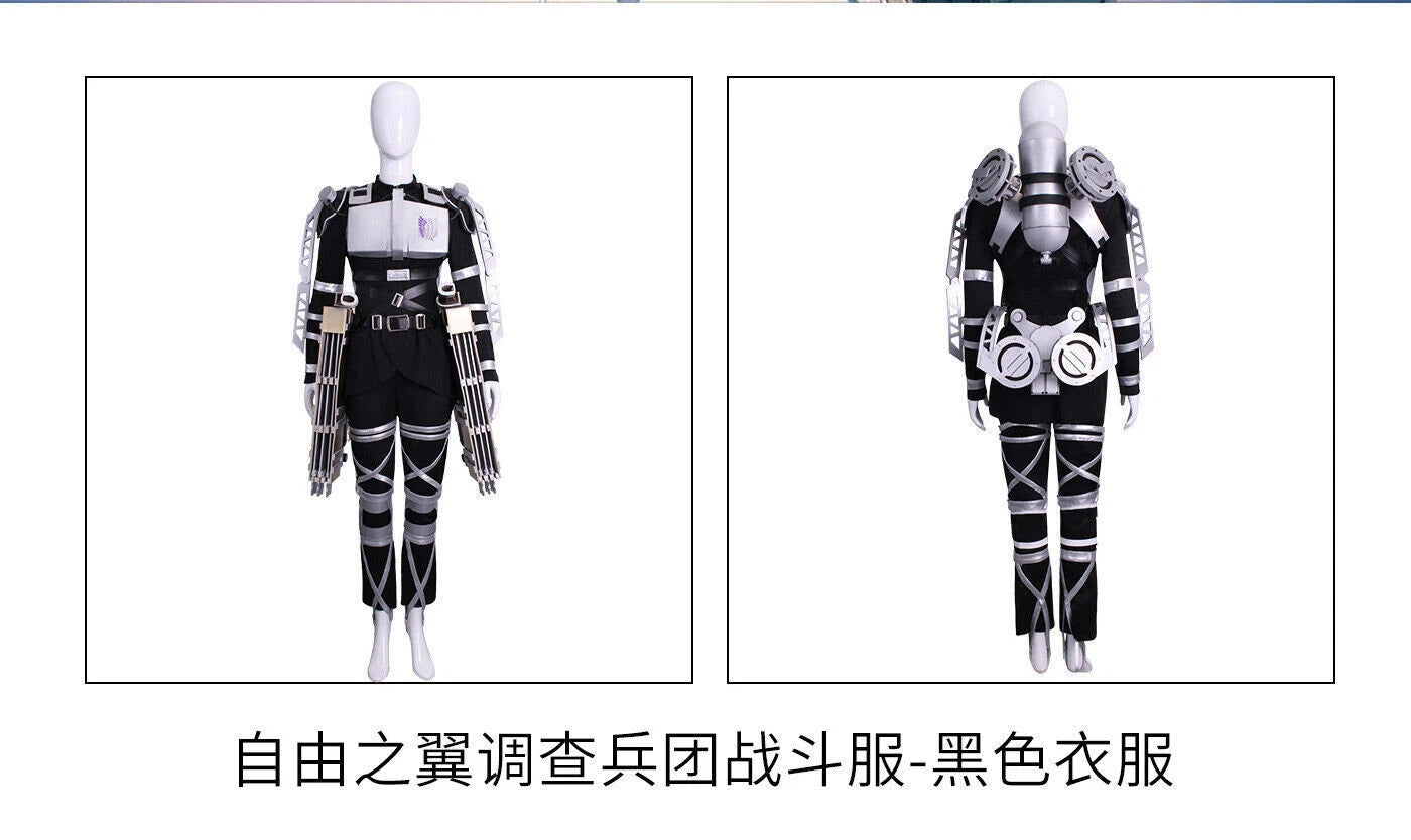 Attack on Titan Wings of Freedom Cosplay Mikasa·Ackerman Levi·Ackerman Outfits 07FC0E-D4 - KOEEK