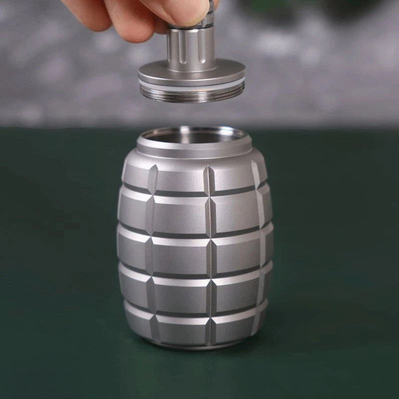 100ml Titanium Hip Flask Portable Leakproof Pocket Flagon Screw Cap EDC Bottles 07FC0E-D4 - KOEEK