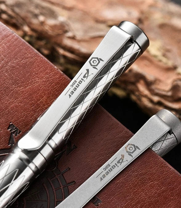 EDC Titanium Alloy Ball Pen Portable Signature Pen Outdoor Multi Writing Tools 07FC0E-D4 - KOEEK