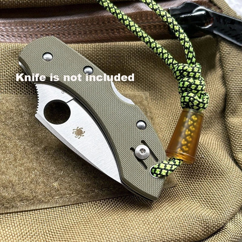 Ultem PEI Knife Bead Pendant Lanyard Keychain Decorations Accessories EDC DIY 07FC0E-D4 - KOEEK