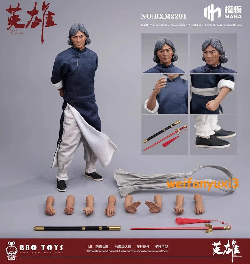IN STOCK BBOTOYS BXM2201 A Man Called Hero Ekin Cheng 1/6 Action Figure Toy BBOTOYS - KOEEK