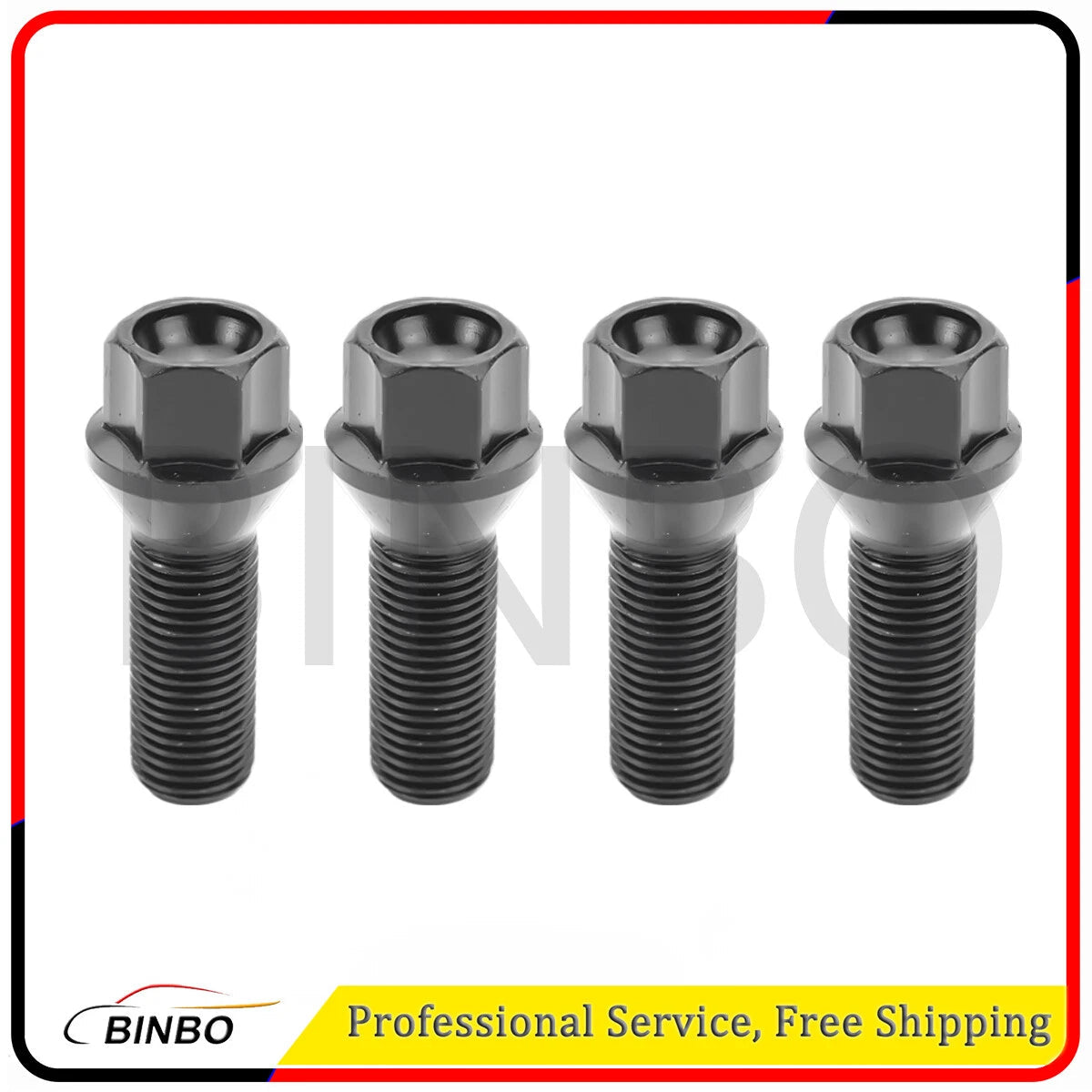 Set of 5 Wheel Black Lugs Bolts Nuts 36136781152 For BMW X3 E83 E66 730Li 735Li 07FC0E-D4 - KOEEK