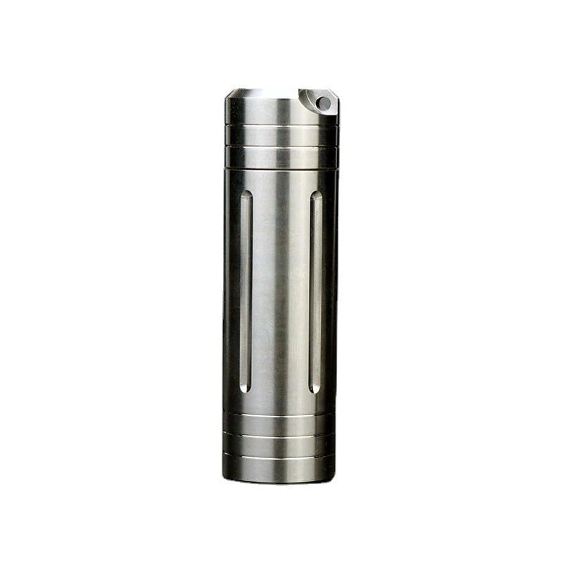 Titanium Alloy Waterproof Case EDC Portable Pill Medicine Capsule Storage Tools 07FC0E-D4 - KOEEK