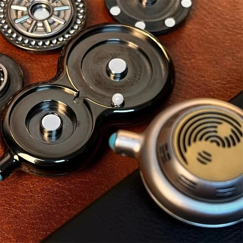 Multifunctional Gourd EDC Fidget Toys Fun Mechanical Ratchet Fidget Spinner Gift 07FC0E-D4 - KOEEK