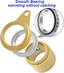 new MOFEEZ Flagpole Rotating Rings,360 Degree Pack of 2 Gold, 2 -Gold MOFEEZ - KOEEK