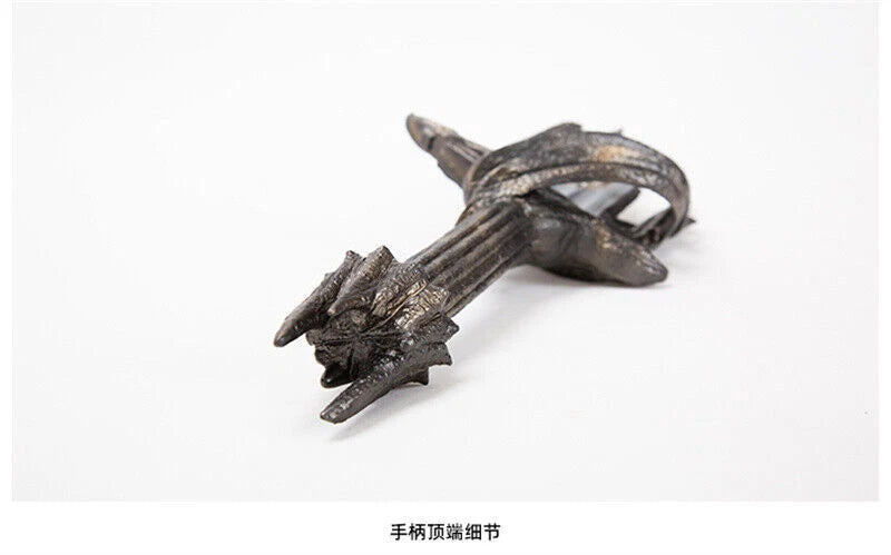 1:1 Lord Of The Rings Sauron's Broken Sword Metal Model Ornament Prop Replica 07FC0E-D4 - KOEEK