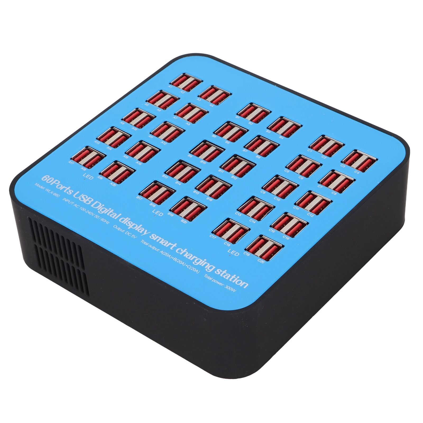 new 60 Ports Desktop Charger Universal Multi Ports Charging Station For Tablets For koeek - KOEEK