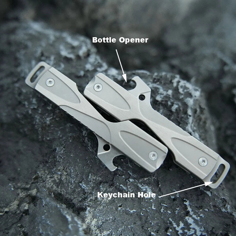 Keychain Multi Tools PP Bottle Opener Outdoor Decompression Toy for Men EDC Gift 07FC0E-D4 - KOEEK