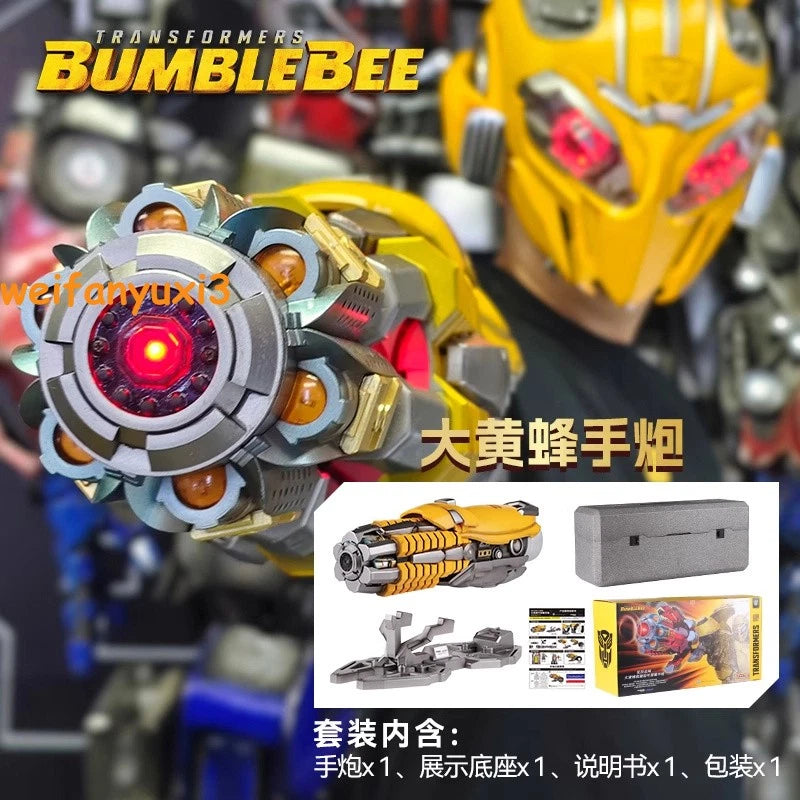 US SHIP ！！！ Transforms Bumblebee Arm Cannon 1:1 Voicecontrolled Wearable Cosplay 07FC0E-D4 - KOEEK