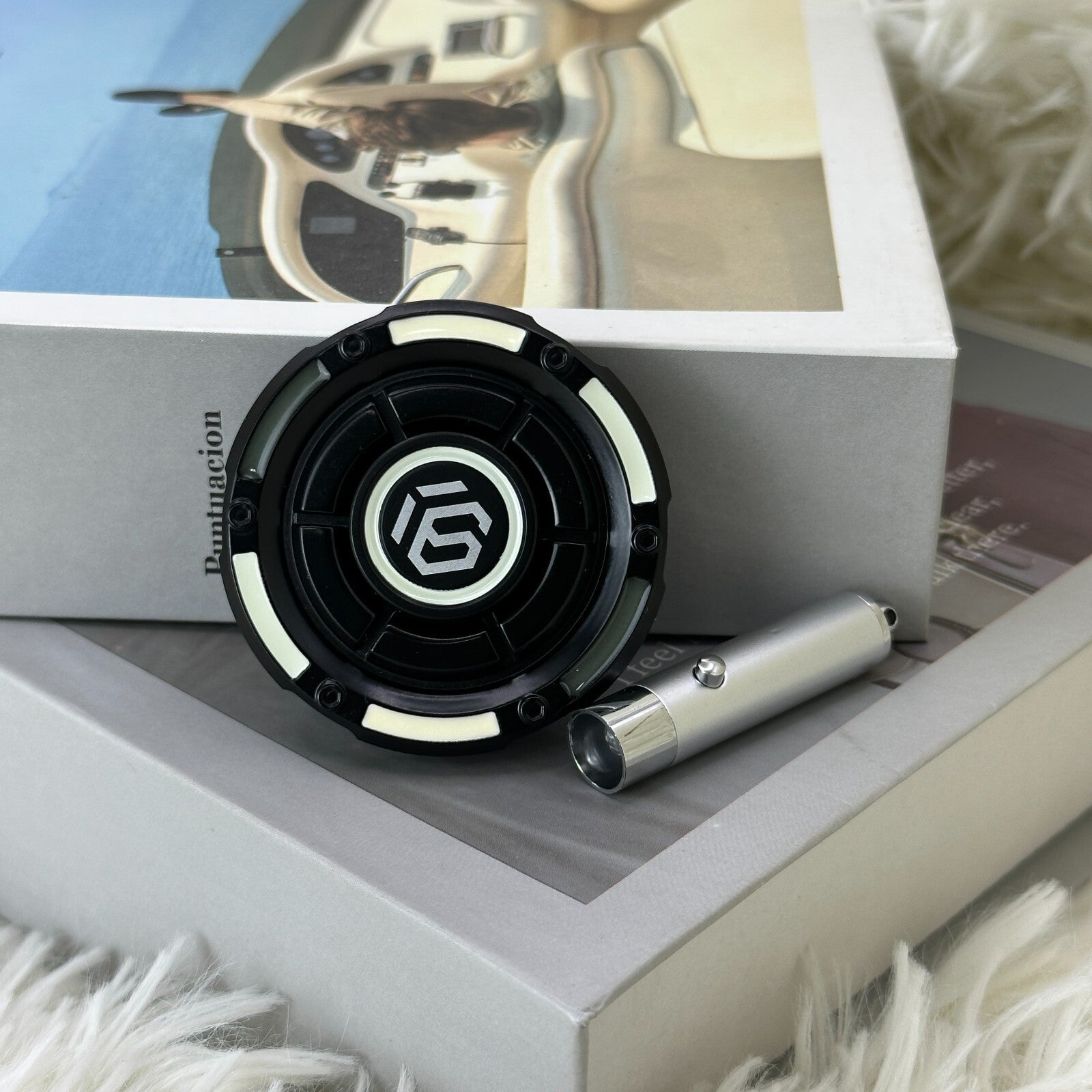 Fidget Spinner Traveler Edc Luminous Fidget Slider ADHD Gyro Toys Adult Gift 07FC0E-D4 - KOEEK