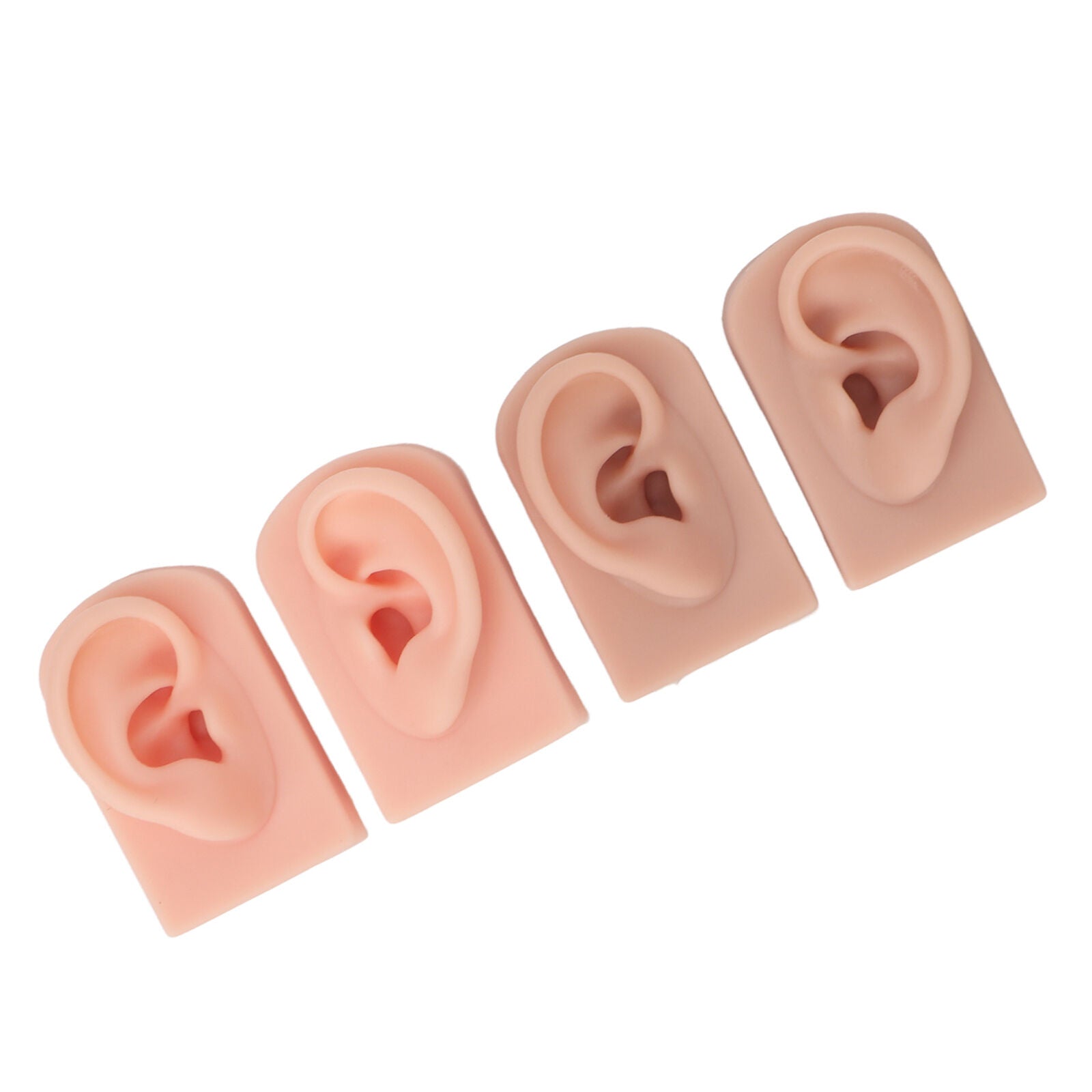 new 3 Pairs Silicone Ear  Colors Soft Flexible Waterproof Simulation HGF koeek - KOEEK