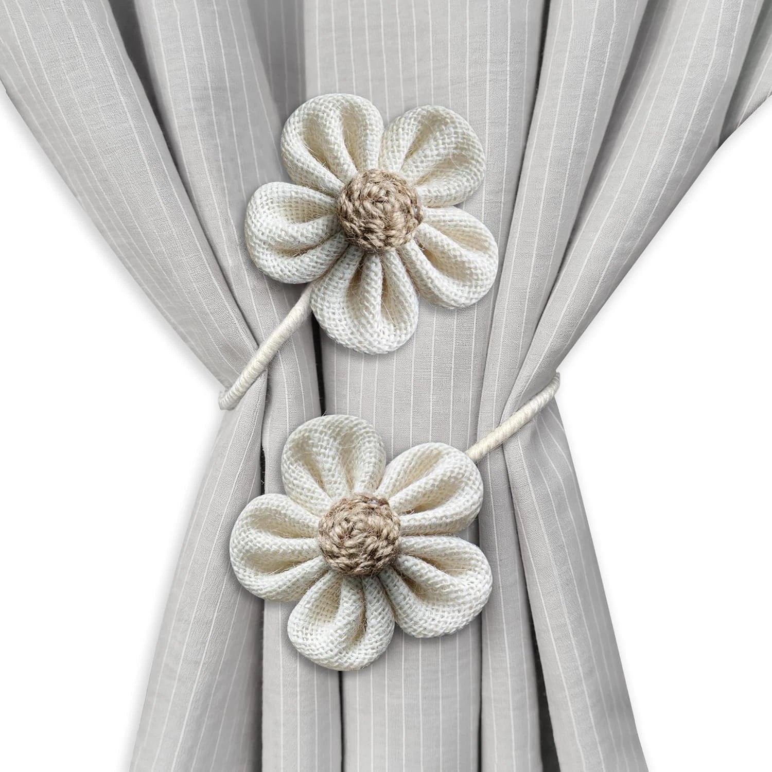 Curtain Tie Backs for Curtain Drapes,Boho Decor Holdback Farmhouse TieBacks 07FC0E-D4 - KOEEK