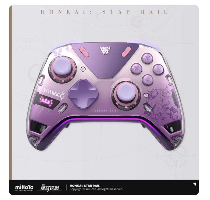 Official Honkai: Star Rail Castorice Game Controller w/Box Gamepad Badge Gift 07FC0E-D4 - KOEEK