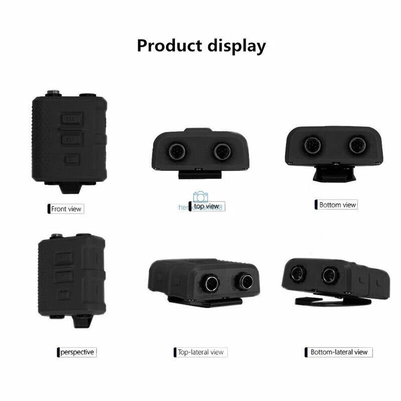 Military FCS V60 PTT Tactical Multi Channel Push To Talk For Prc 148 152 Radio 07FC0E-D4 - KOEEK