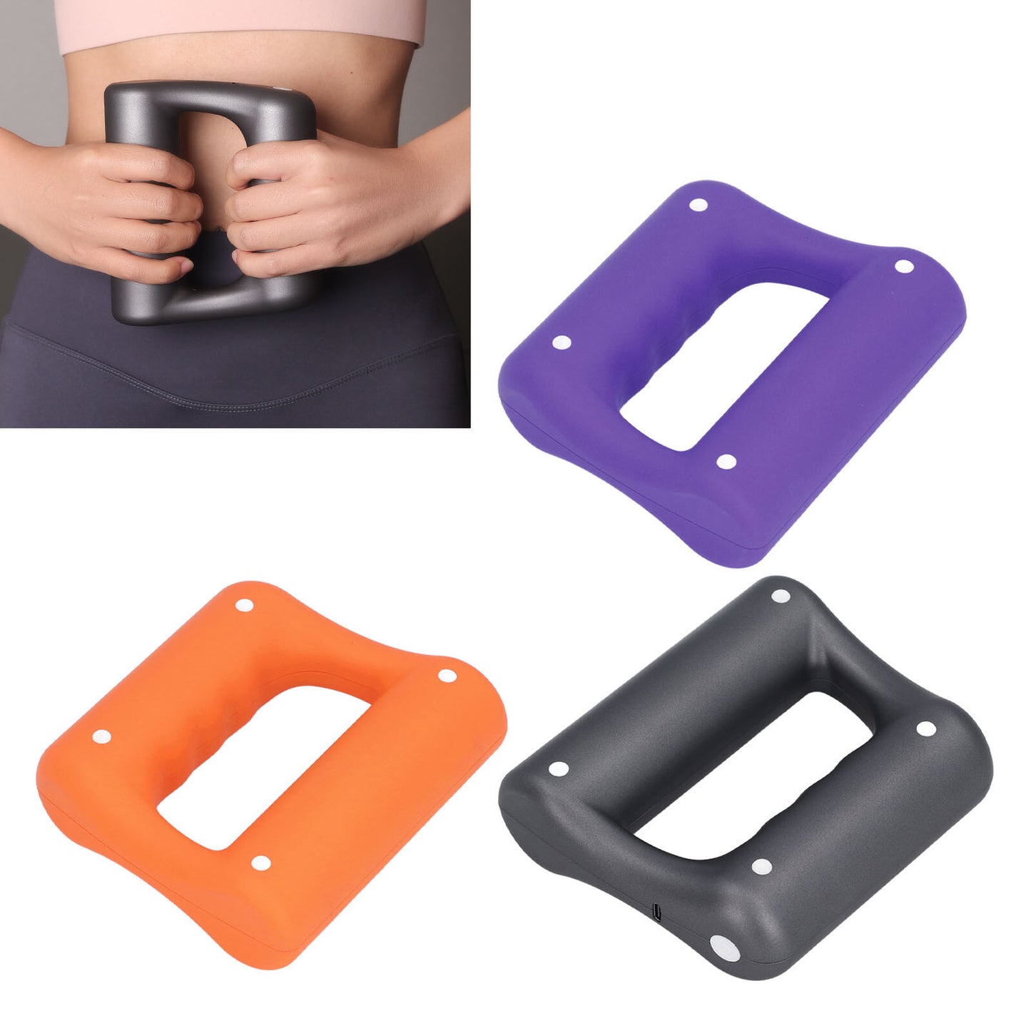 new 5-Speed Handheld Ring Shaped Portable Percussion Deep Tissues Muscle Massager koeek - KOEEK