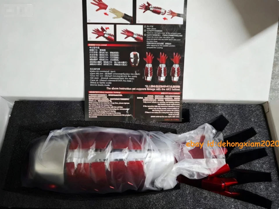 Iron Man MK5 Right Arm Gloves 1:1 Wearable Voice Control Touch Remote Control 07FC0E-D4 - KOEEK