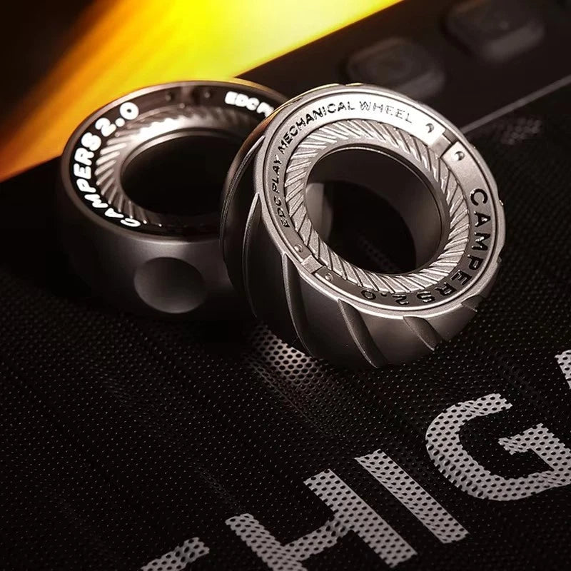 Mechanic Ring Toy Fidget Spinner Fingertip Gyro Ratchet Metal Toy Adult EDC Toys 07FC0E-D4 - KOEEK