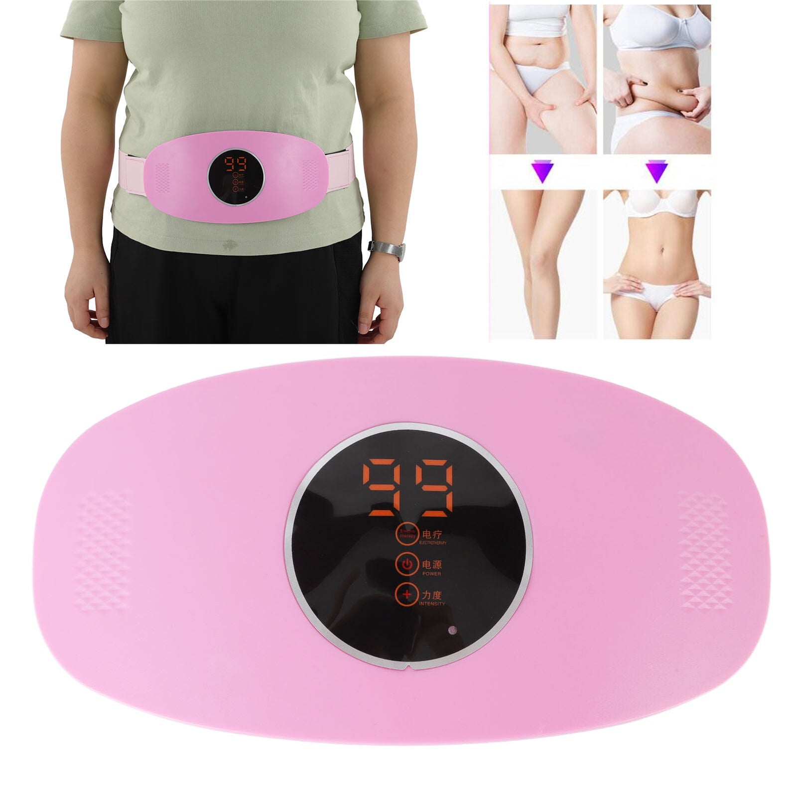 new Belly Machine Fat Burning Massage Promote Fat Breakdown Belt Machine HGF koeek - KOEEK