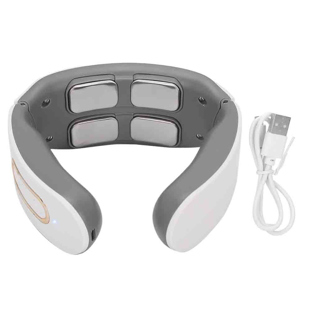 new Wireless Neck Massager 9 Gears Electric Vertebra Massager(White Charging) HGF koeek - KOEEK