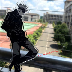 Anime Jujutsu Kaisen Satoru Gojo Acrylic Desktop Stand Figure Collection Gift 07FC0E-D4 - KOEEK