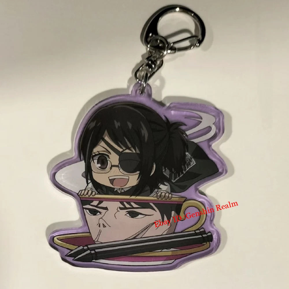 Anime Attack on Titan Hange Zoe Acrylic Keychain Backpack Pendant Decor Gift 07FC0E-D4 - KOEEK