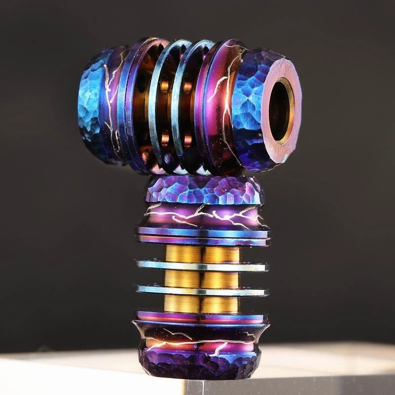 Handmade Titanium Knife Lanyard Bead Paracord Necklace Pendant Bracelet DIY EDC 07FC0E-D4 - KOEEK