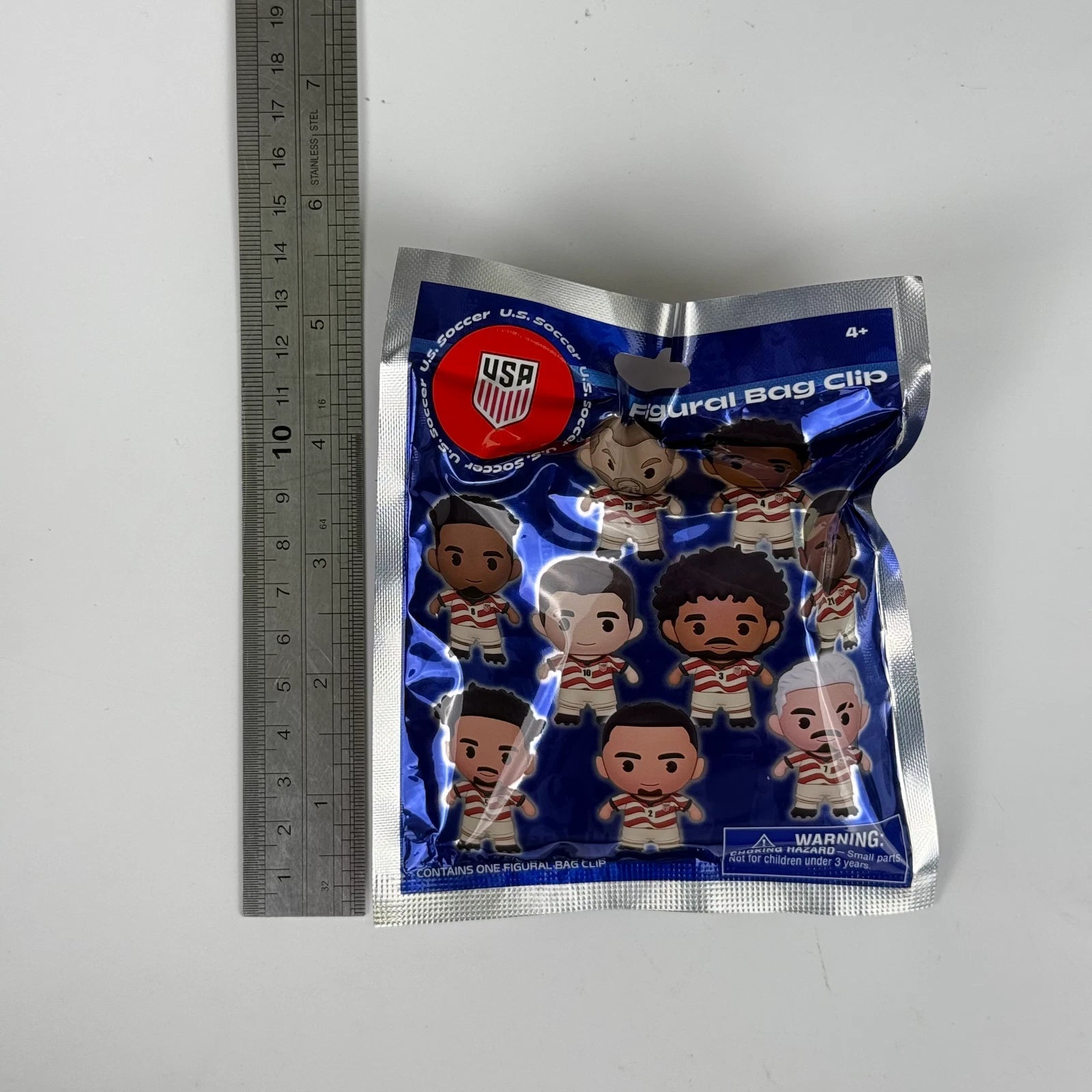 2026 Chris Richards #3 USMNT Soccer Team 3D Vinyl Bag Clip Collectible Keychain 07FC0E-D4 - KOEEK