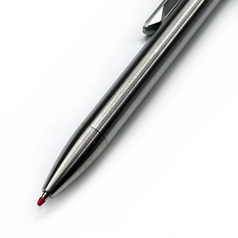1PC Titanium Ballpoint Pen EDC Pocket pen Business Office Writing Signature Gift 07FC0E-D4 - KOEEK