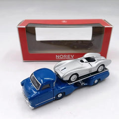 1:64 NOREV Mercedes-Benz Truck Transporter Diecast Metal Model Car Carrier NOREV - KOEEK