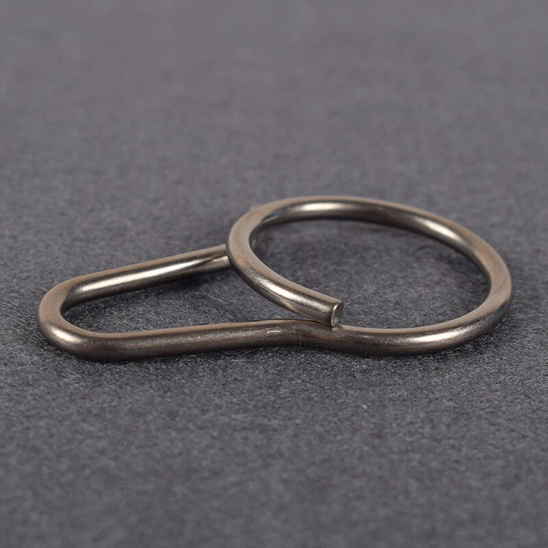 Titanium Alloy Key chain key ring Outdoor EDC Keychains Key Holder Gift 07FC0E-D4 - KOEEK