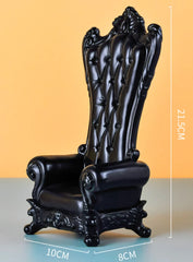 Throne Single Sofa Chair Seat 1/12th Scale For Figure Pendant Model Accessory 07FC0E-D4 - KOEEK