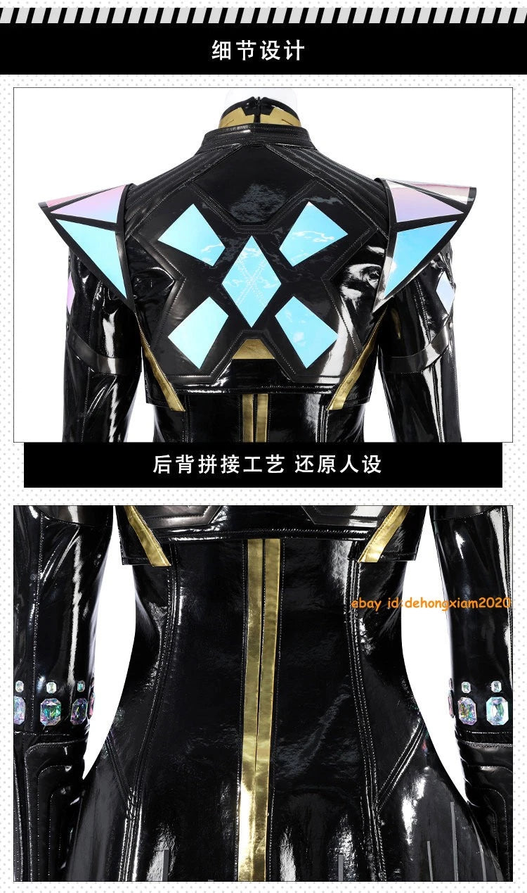 Marvel Rivals White Queen Cosplay Costume Outfits Accessories Halloween Suit 07FC0E-D4 - KOEEK