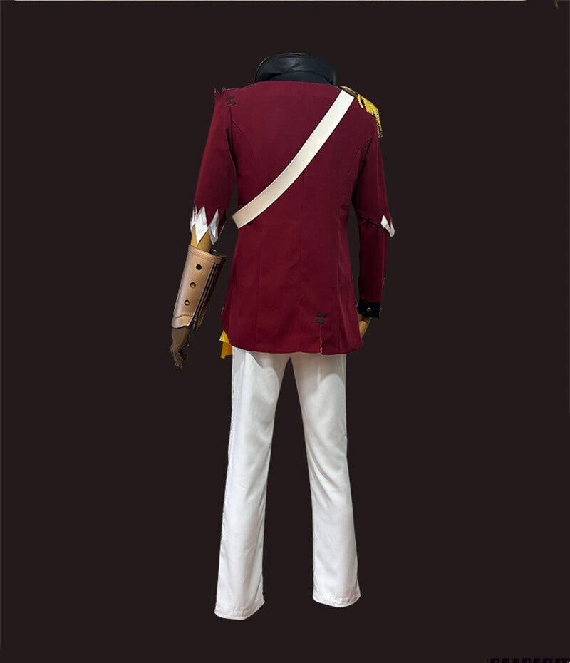 Identity V Jose Baden Cosplay Costumes Halloween First Officer Mens Dress Outfit 07FC0E-D4 - KOEEK