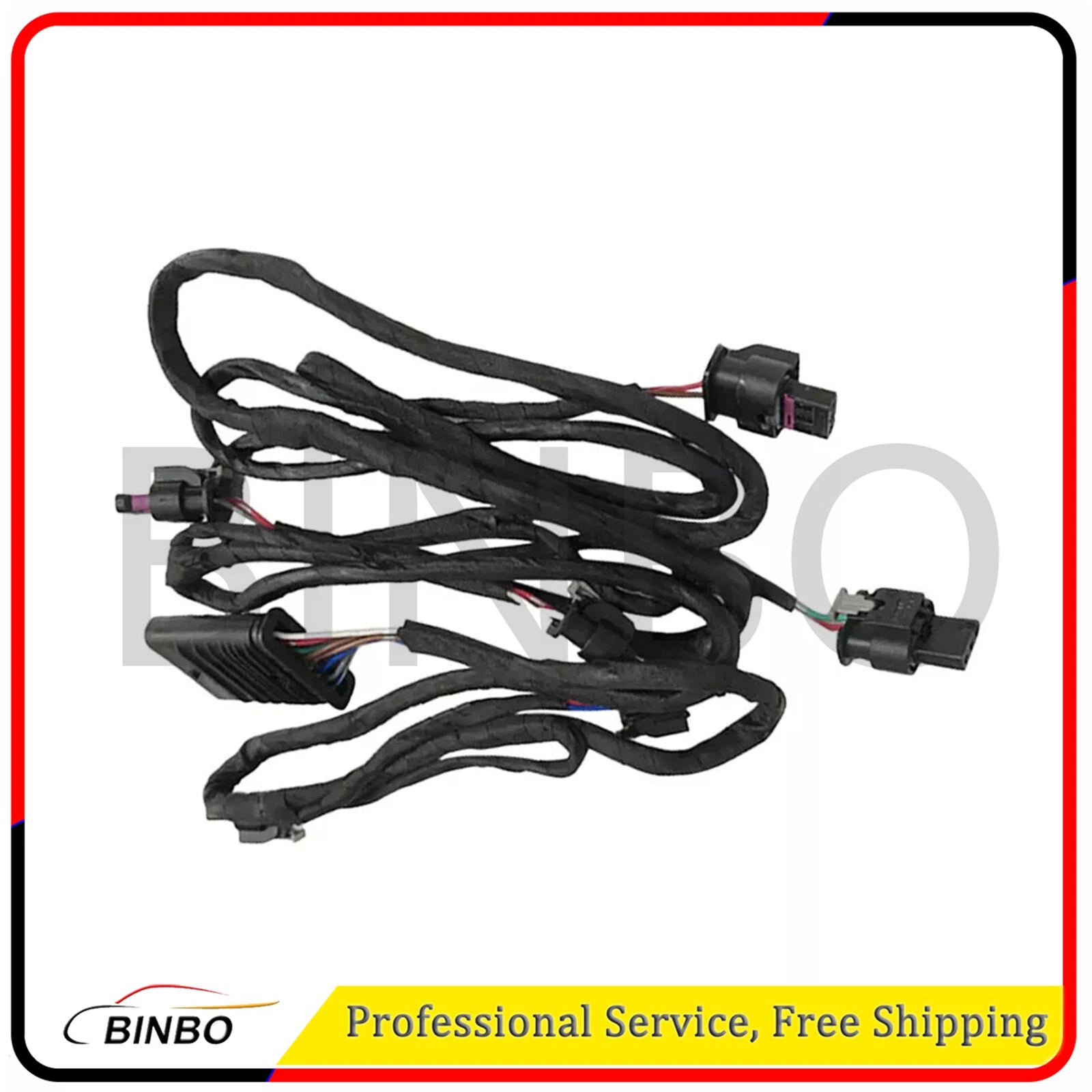 Front Bumper Parking Sensor Wiring Harness Black For A-Class W169 Replacement 07FC0E-D4 - KOEEK