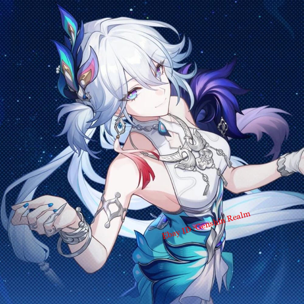 Anime Honkai: Star Rail Yao Guang 100W Retractable Type-C Fast Charging Cable 07FC0E-D4 - KOEEK