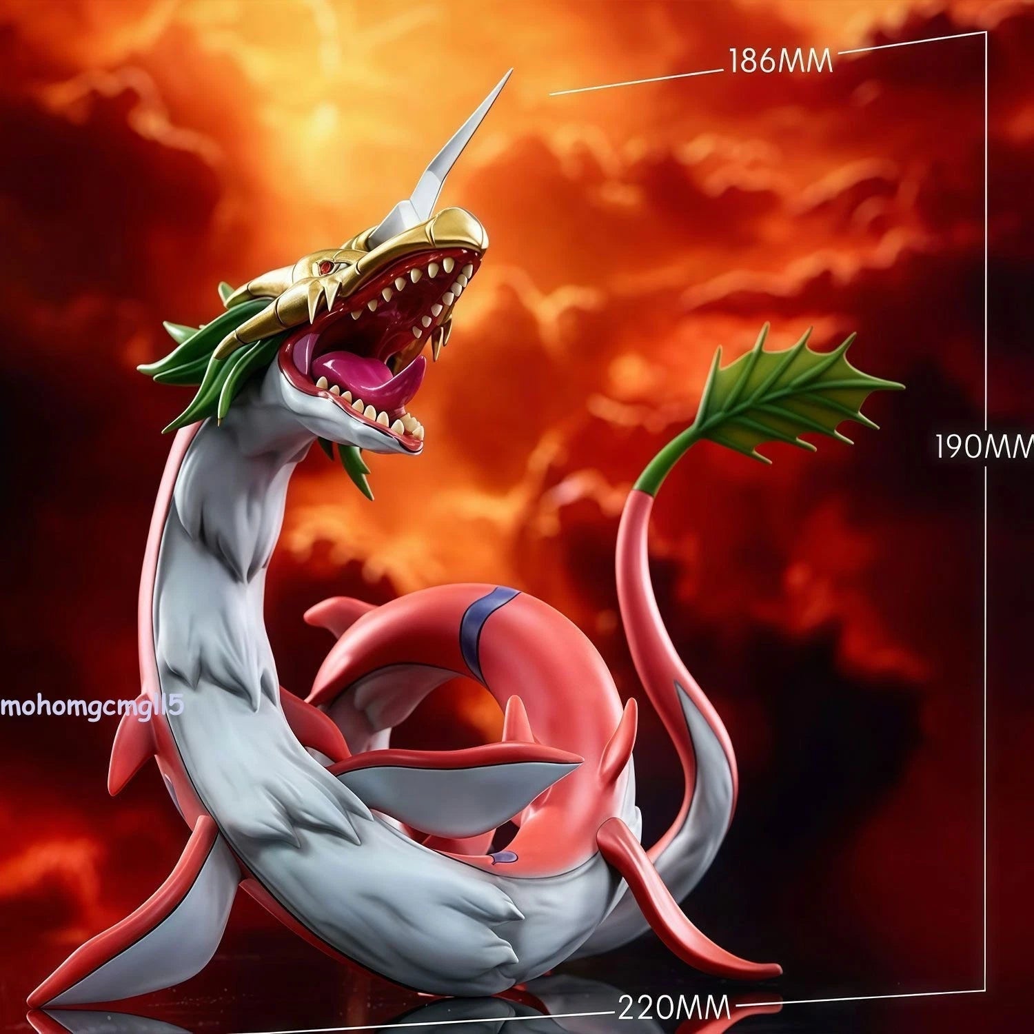 Digimon Adventure Mega Seadramon Figure PVC Model Collect Dragon Decor Gift 20CM 07FC0E-D4 - KOEEK