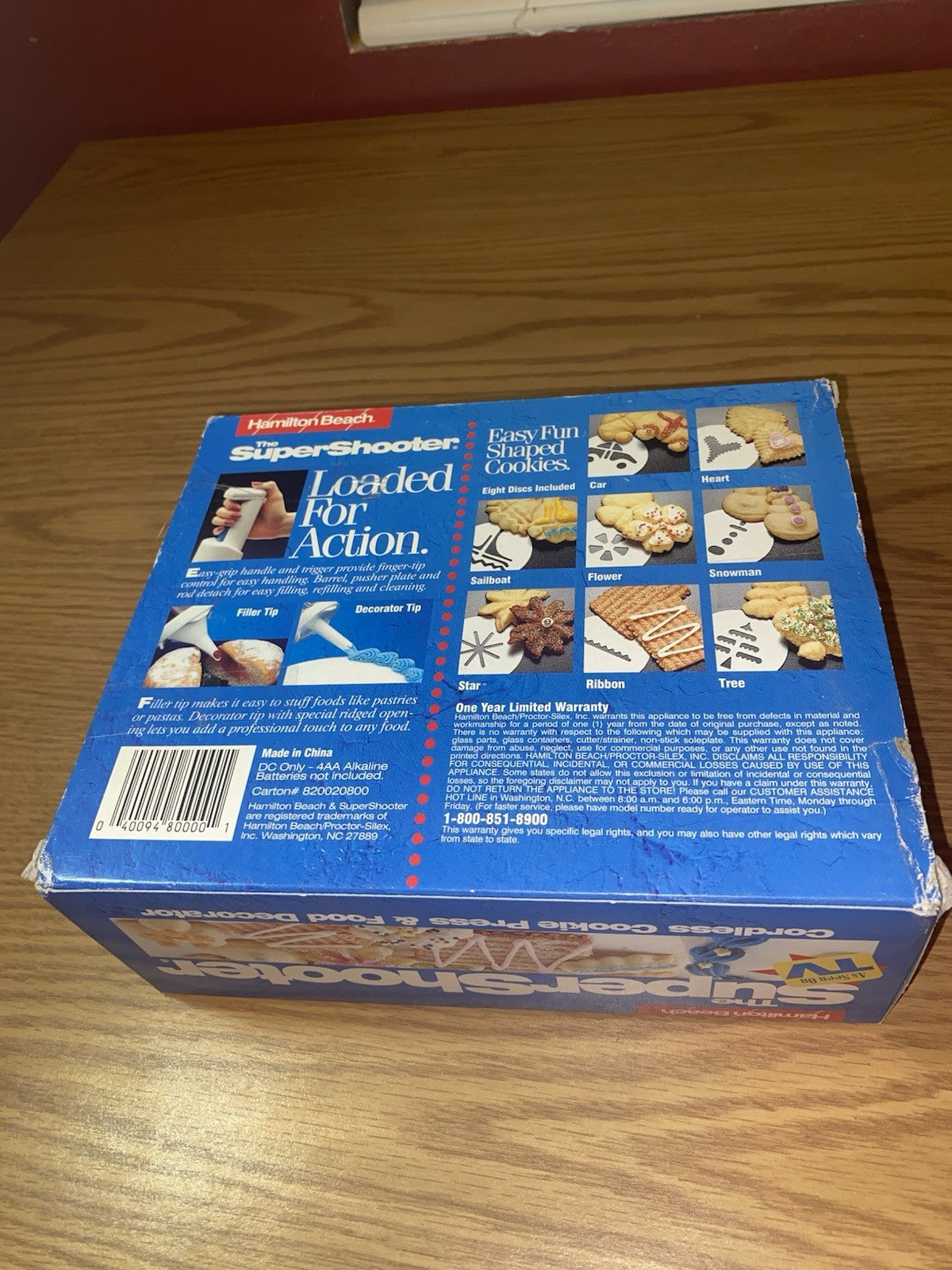 ! Hamilton Beach Super Shooter 80000 Cordless Cookie Press Food Decorator 80s HAMILTON BEACH - KOEEK