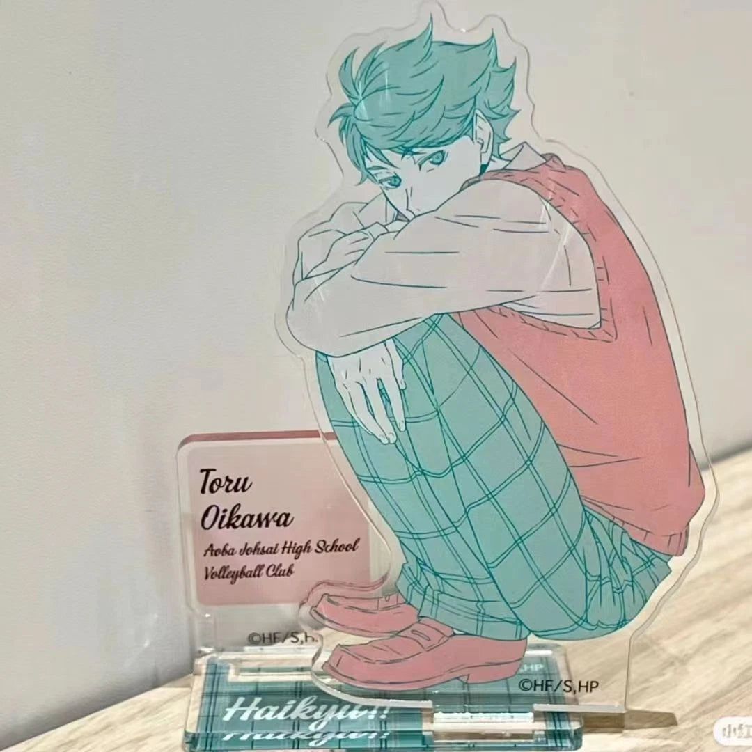 Anime Haikyuu!! Oikawa Tooru Tab Seri Desktop Decor Desktop Stand Figure Gift 07FC0E-D4 - KOEEK