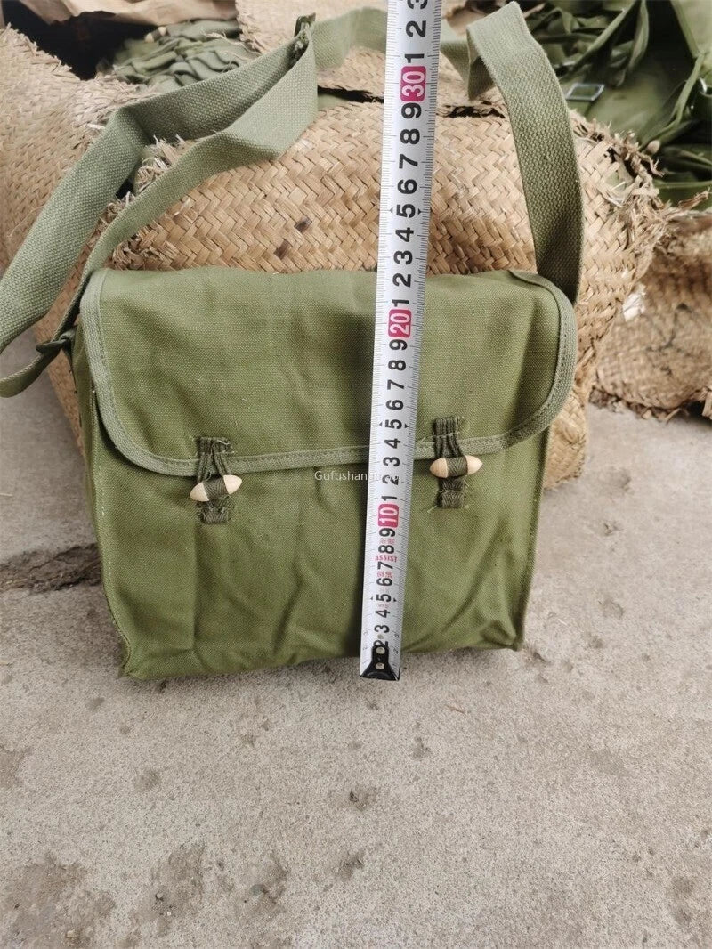 Surplus Chinese Army Military T67 Canvas Bag Pack Surplus Accessory Pouch 1980 07FC0E-D4 - KOEEK