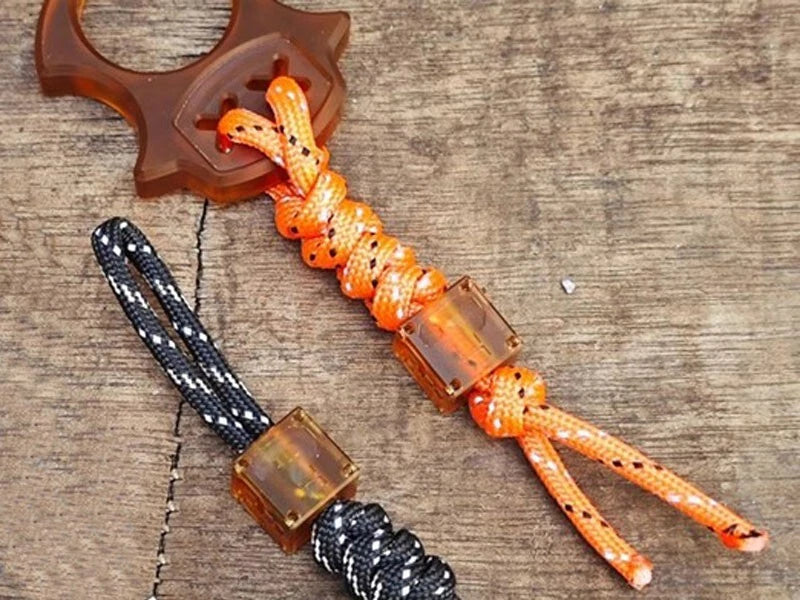 ULTEM PEI Question Mark Block Knife Bead Necklace Pendant Lanyard DIY EDC Tool 07FC0E-D4 - KOEEK