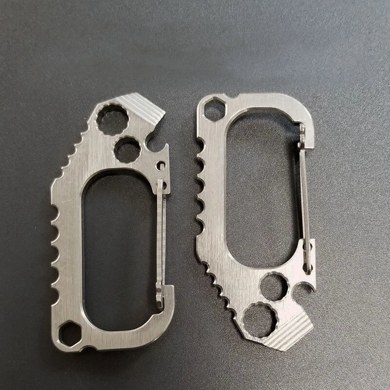 EDCgear Titanium Alloy Multi Tools Keychain Carabin Opener Crowbar Outdoor EDCGEAR - KOEEK