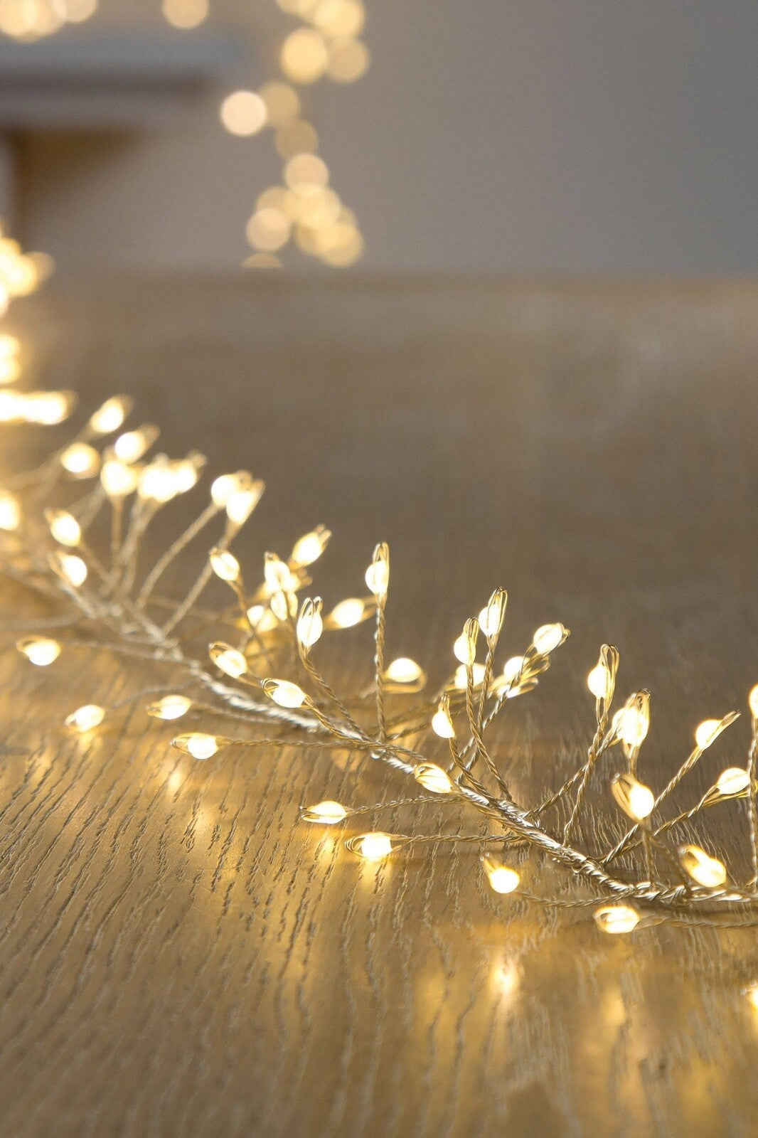 Premier 800 LED UltraBrights Christmas Door Garland Silver Wire Light WARM WHITE PREMIER - KOEEK