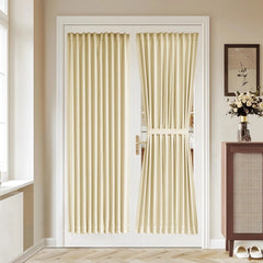 36 wide x 72 long front door curtain panel, 1 piece, light beige 07FC0E-D4 - KOEEK