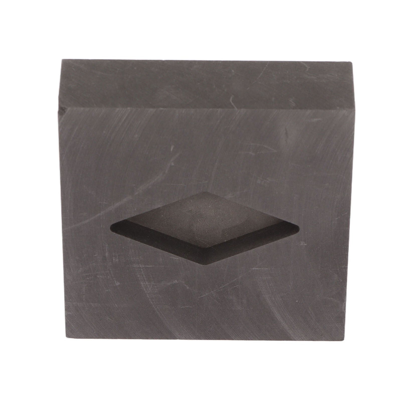 new Graphite Crucible Rhombus Shape Metal Refining Scrap Melting Ingot 50 X 50 X HGF koeek - KOEEK