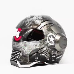Personalized Motorcycle Helmet Iron Man Creative Decoration Birthday Helmet Gift 07FC0E-D4 - KOEEK