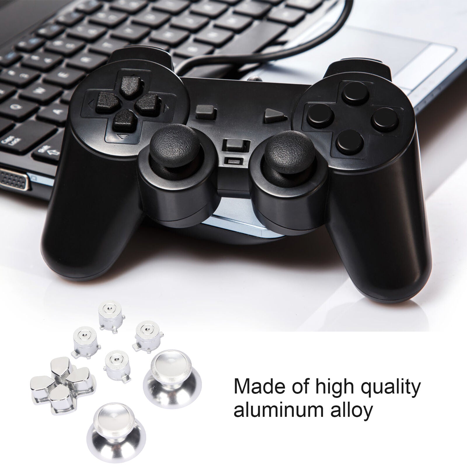 new Controller Button Joystick Key Sturdy Controller Metal Buttons Reducing Fatigue koeek - KOEEK