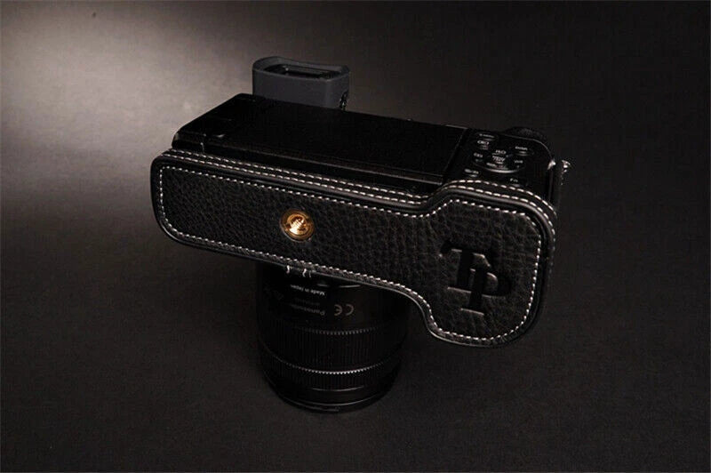 Panasonic Lumix GX8 Leather Half Case Camera Body Handmade Retro Cover Insert TP TP - KOEEK
