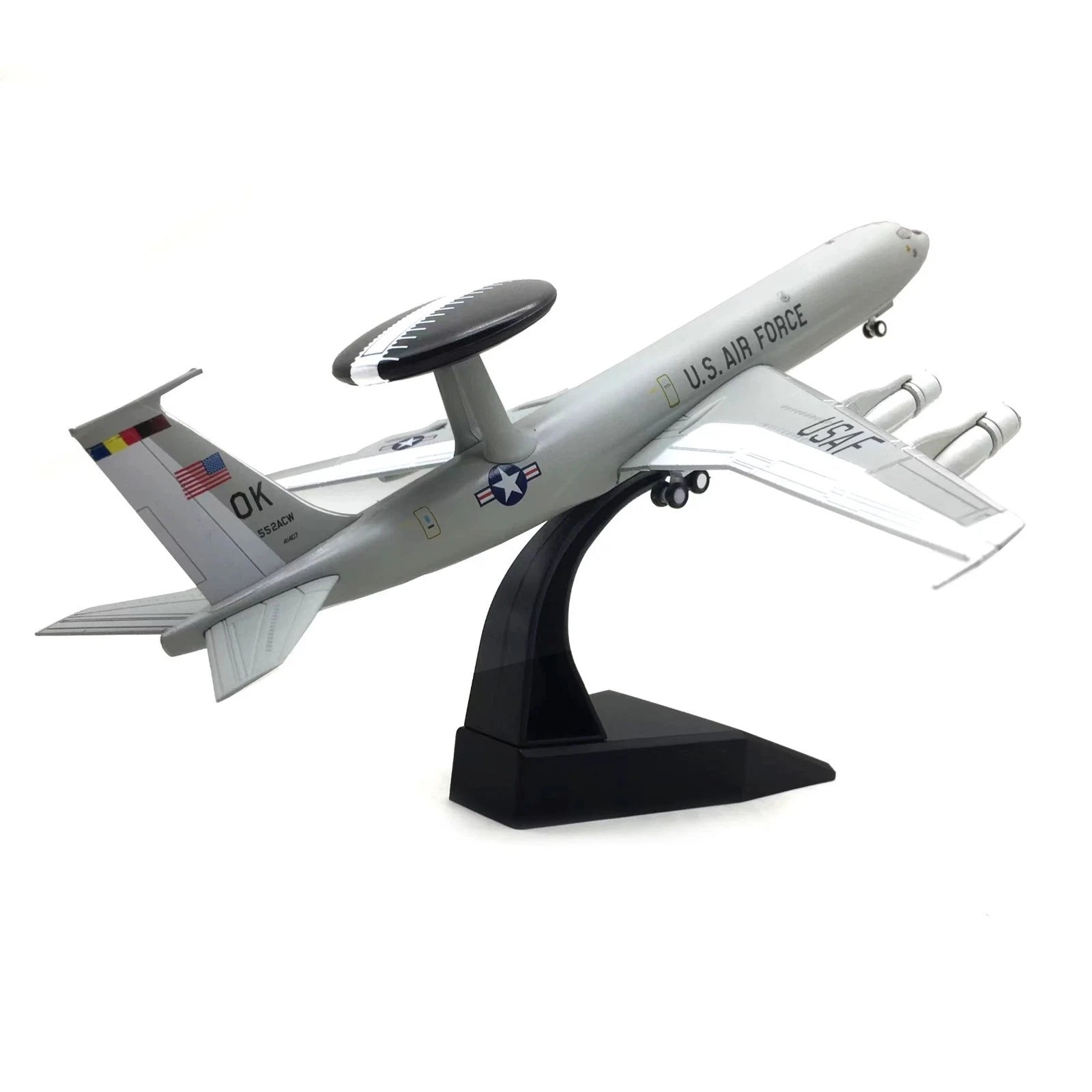 1:200 Alloy Diecast Military Model Boeing E-3 Sentry AWACS Aircraft Collection 07FC0E-D4 - KOEEK